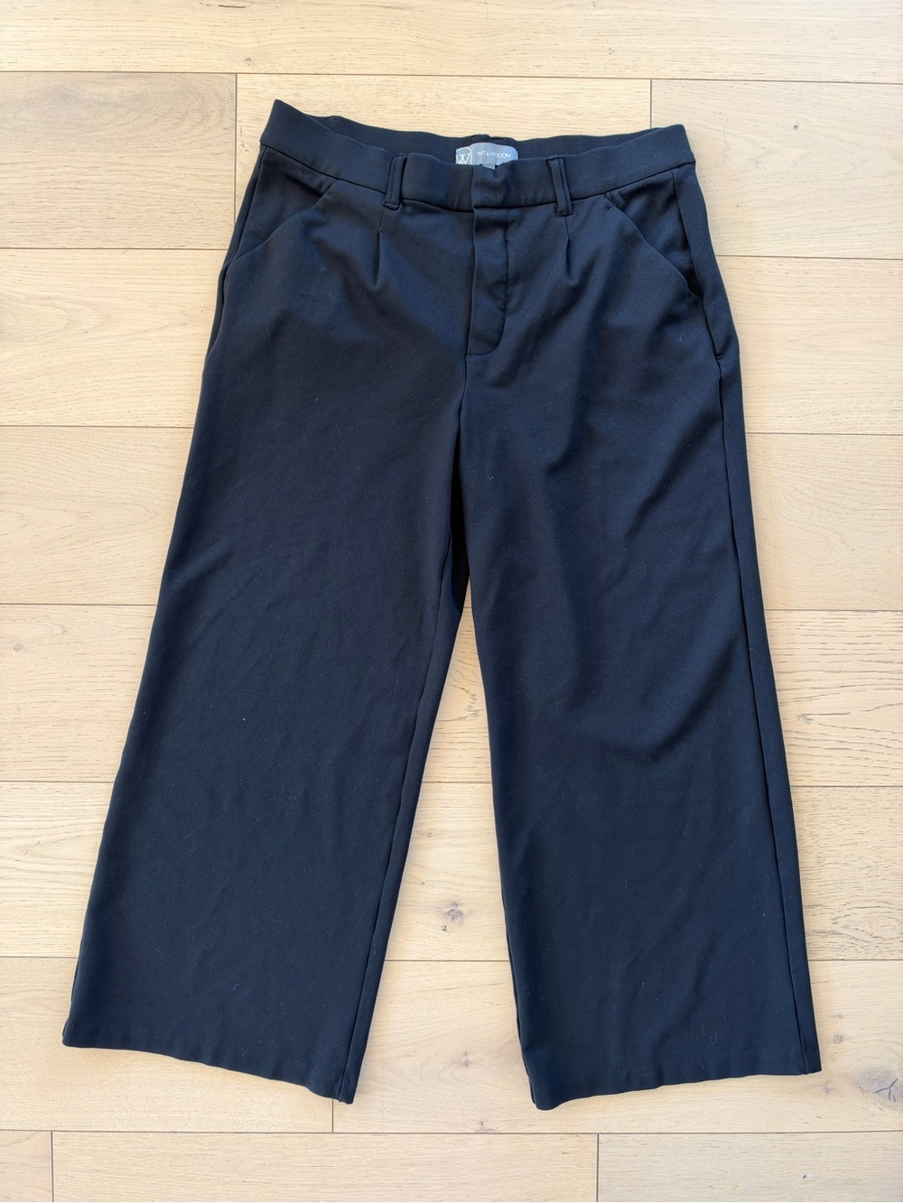 Wit & Wisdom Black Wide-Leg Trousers